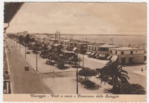 VIAREGGIO - LUCCA - VIALI A MARE E PANORAMA DELLA SPIAGGIA - VIAGG. 1952 -14535- - Picture 1 of 1