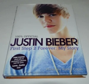 JUSTIN BIEBER 100% OFFICIAL FIRST STEP 2 FOREVER MY STORY MISSING POSTER - Bild 1 von 1