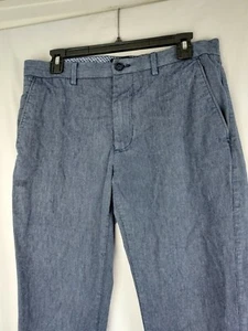 Banana Republic Mens Kentfield Pant Blue Pants Size 32x34 (Actual 32x33) - Picture 1 of 7