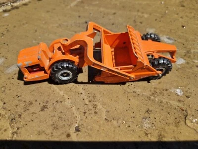ALLIS CHALMERS MOTOR SCRAPER Matchbox KING SIZE SERIES LESNEY ENGLAND ORANGE No6 - Image 1 of 4
