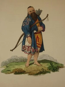 Costume of Russian Empire:Antique Print 1811 Kurilian/Kuril Islands/Russia - Picture 1 of 5