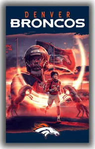 Denver Broncos Football Team Helmet Memorable Flag 90x150cm3x5ft Best Banner - Picture 1 of 6
