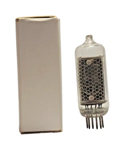 IN8 IN-8 NIXIE RÖHRE FÜR UHR /MELZ / GLEICHE DATEN 1976 /OTK/NEU/NOS/GEPRÜFTE MENGE-1 - Bild 1 von 5