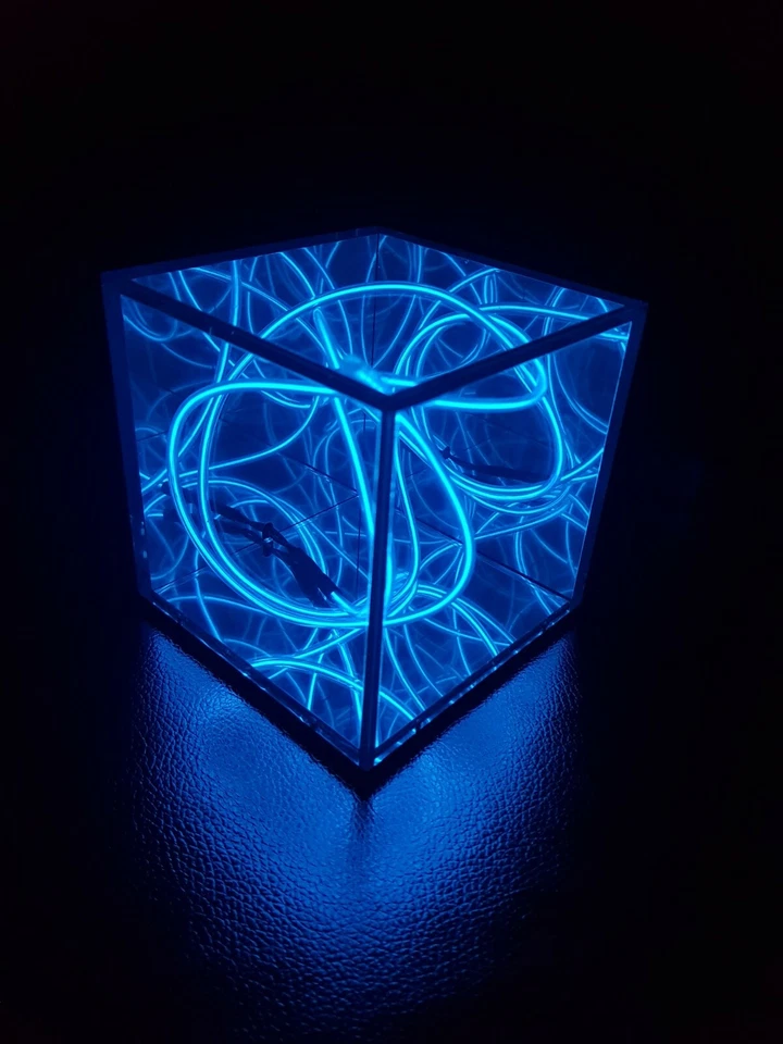 Pocket Universe Infinity Mirror Cube - 6 Colour Fun New Glow Activity Light Toy - image 1 of 4