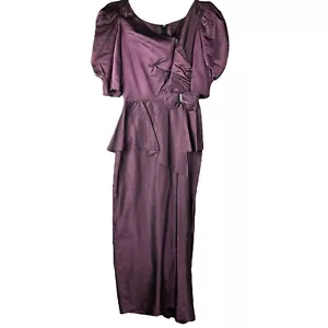 Vintage Union Made Ballkleid dunkellila - Bild 1 von 10
