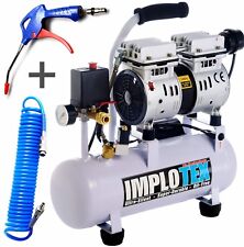 IMPLOTEX 480W Silent Druckluftkompressor - Weiß (NEW1360)