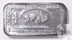 Fine .999 Aluminum Ingot 1 Gram Pure Buffalo Bar, Collectible Elemental Bullion - Picture 1 of 2