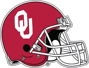 OKLAHOMA SOONERS Large 9" Football Helmet Auto MAGNET - Picture 1 of 1