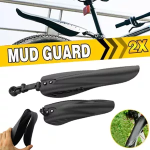 Cycling MTB Mudguard Mud Guard Mountain Bike Bicycle Fender Front Rear Tyre AU - Picture 1 of 12