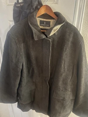 London Fog Brown Wool Jacket, Extra Large - Image 1 of 3