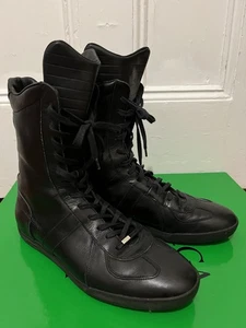 Ultra Rare AW03 Dior Homme Luster Boxing Boots, EU41, Slimane - Picture 1 of 10