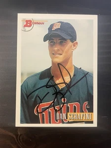 1993 Bowman #397 Dan Serafini Minnesota Twins signed Karte handsigniert - Bild 1 von 1