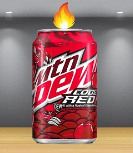 12oz Mountain Dew Red Code Soda Can Candle Candles Handcrafted in TN GREAT GIFT - Picture 1 of 4