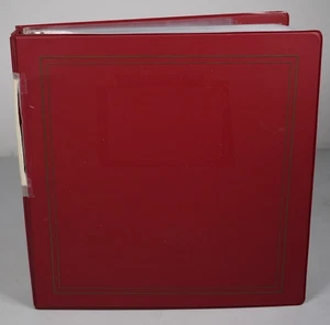 US 2000-2004 COLLECTION OF 180+ SOUVENIR PAGES IN RED ALBUM - Picture 1 of 24