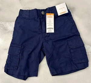 NWT Gymboree Boy Cargo shorts Elastic Waist Snap Front SHORTS Size 5 - Picture 1 of 6