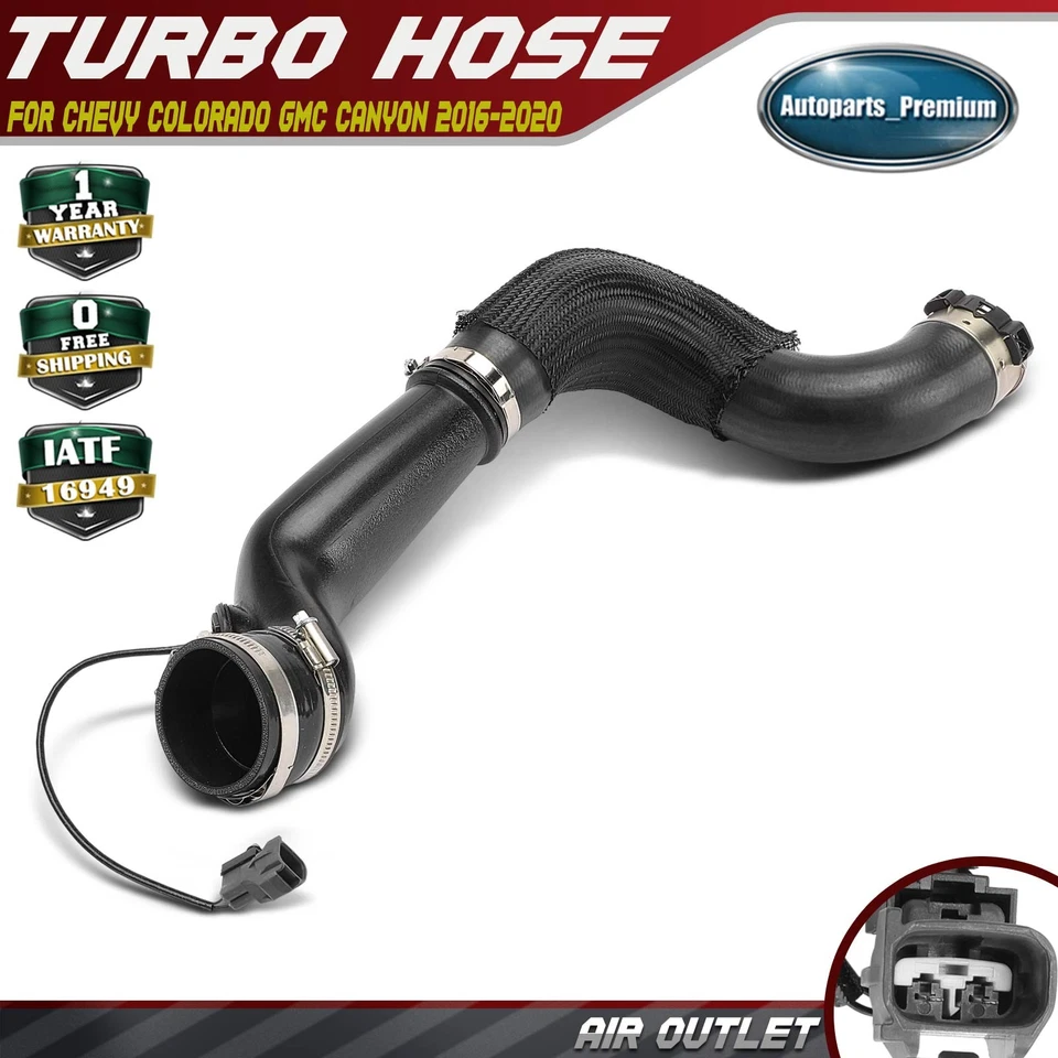 Air Outlet Intercooler Turbocharged Hose w/ Sensor for Chevy Colorado GMC Canyon - Image 1 of 4