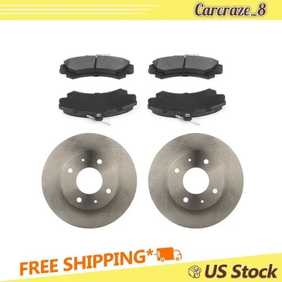 Kit Pastillas Freno Delanteras y Rotores para Mitsubishi Space Star 1.8L 2003 2004 Foto 1 de 4