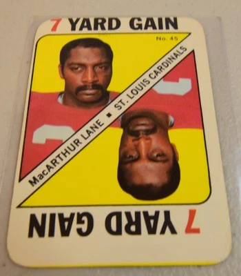 1971 Topps #45 MacArthur Lane Game Inserts - Image 1 of 2