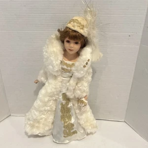 "Elección de Coleccionistas, Muñeca Edición Limitada, Blanco/Vestido + Tiro, En muy buen estado, 17""" - Imagen 1 de 6