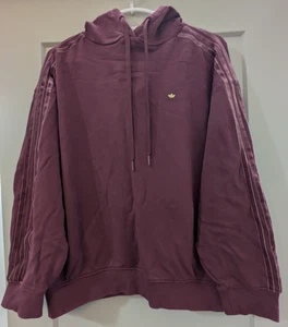 ☑️ Adidas Pullover Hoodie Gr. S - Oversized Burgund - Rot H18041 - Bild 1 von 16