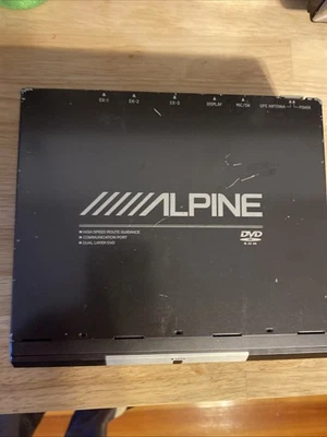 Used Alpine NVE N872A Car Navigation system with DVD-ROM For Parts Or Repair - Image 1 of 4