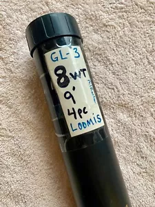 G Loomis GL-3 9 foot 4 piece 8 weight Fly Rod, case & rod sock Steelhead! - Picture 1 of 6