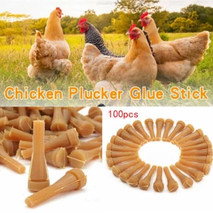 100Pcs Huhn Ente Gans Geflügel Rupfen Rupffinger Für Rupfmaschine Feder Zupfen# - Bild 1 von 12