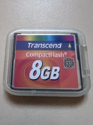 CF Card Transcend 8GB 133x - Image 1 of 4