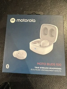 Motorola Moto Buds 100 True Wireless Bluetooth Earbuds, Superior Sound Quality - Picture 1 of 4