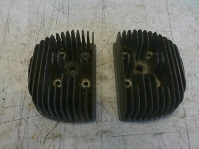 1964-1969 Yamaha YDS3 250 left right engine cylinder heads - Image 1 of 4
