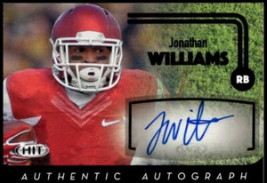 2016 SAGE HIT Jonathan Williams Razorbacks Auto - Picture 1 of 2