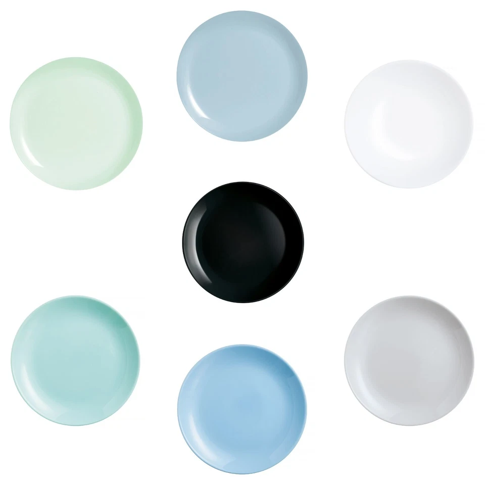 Speiseteller Flachteller Hartglas Essteller Servierteller Geschirr 25 cm - Bild 1 von 1