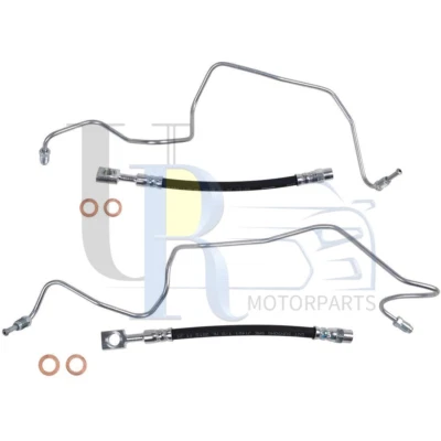 Se adapta a Audi TT 2000-2003 2004 2005 2006 2X freno Sunsong manguera hidráulica exterior trasera Foto 1 de 4