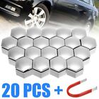 Universal Car Wheel Nut Bolt Cap Cover with Removal Chrome Tool 20x 22MM Size