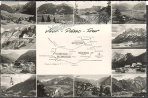 VINTAGE POSTKARTE · VIER-PÄSSE-TOUR, ÖSTERREICH · MULTIVIEW · KOSTENLOSE UK P&P - Bild 1 von 1