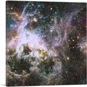 ARTCANVAS Hubble Telescope Infrared Tarantula Nebula Canvas Art Print - Picture 1 of 11