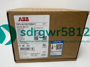ONE New  ABB Contactor A110-30-11 110VAC - Picture 1 of 5