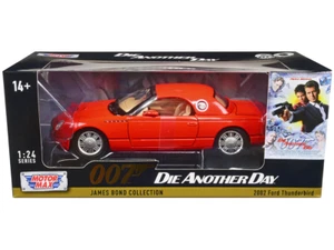 1/24 MotorMax James Bond 007 2002 Ford Thunderbird muere otro día naranja 79853 - Imagen 1 de 2
