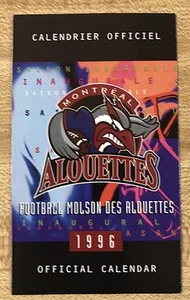 1996 Montreal Alouettes Football Schedule CFL - Picture 1 of 4