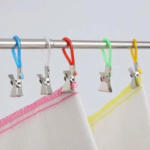 10|20 Stück Mini Geschirrtuch CLIPS Bad Küche Geschirrtuch Clip auf Halter Schlaufe Aufhänger - Bild 1 von 4