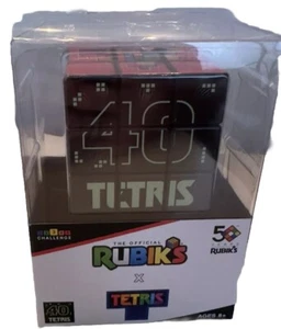 Rubik’s x Tetris Cube 40th Anniversary 3x3 Cube BNIB Limited Edition Rare Rubiks - Picture 1 of 2