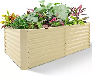6X3X2Ft Galvanized Raised Garden Bed, Planter Boxes Outdoor, Raised Garden Beds - Picture 1 of 7