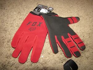 NEW NWT *FOX* Ranger Gloves Cardinal Red S Small Touchscreen Compatibility