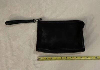 Genuine Leather Clutch By & Other Stories Black Leather Unisex Clutch Bag - Image 1 of 4