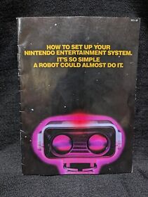 How to Set Up Your Nintendo NES R.O.B. The Robot Instruction Manual Booklet ONLY