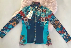 IVKO Strickjacke traumschön ,Farbfeuerwerk 36-38 Blumen Stickereien Sample rar - Bild 1 von 6