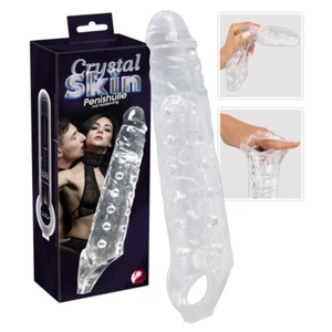 You2Toys Hoden Penishülle Crystal Skin Penis-Verlängerung Vergrößerung Sleeve - Bild 1 von 8