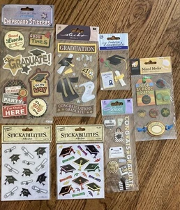Graduation Theme Scrapbook Stickers - Picture 1 of 7