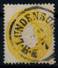 ÖSTERREICH 1861 2Kr gelb, sehr schöne farbe! B.H.LUNDENBERG (M). Sehr schön!