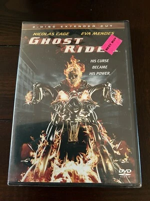 GHOST RIDER  (DVD, 2007, 2-DISC EXTENDED CUT)  ***BRAND NEW*** - Image 1 of 2